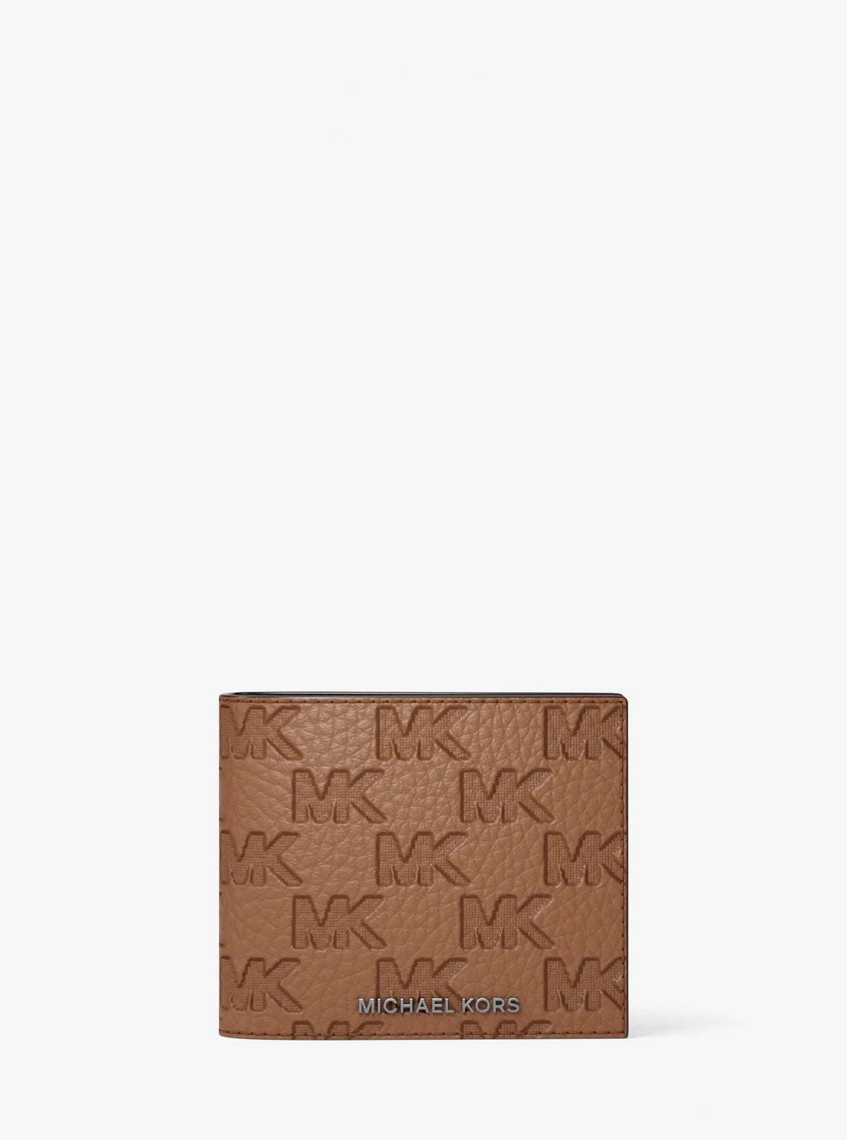 Hudson Logo Embossed Leather Billfold Wallet and Passcase