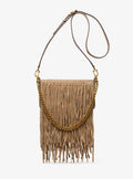 Bryant Small Fringed Suede Convertible Pochette