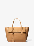 Sophia Hand-Stitched Pebbled Leather Satchel