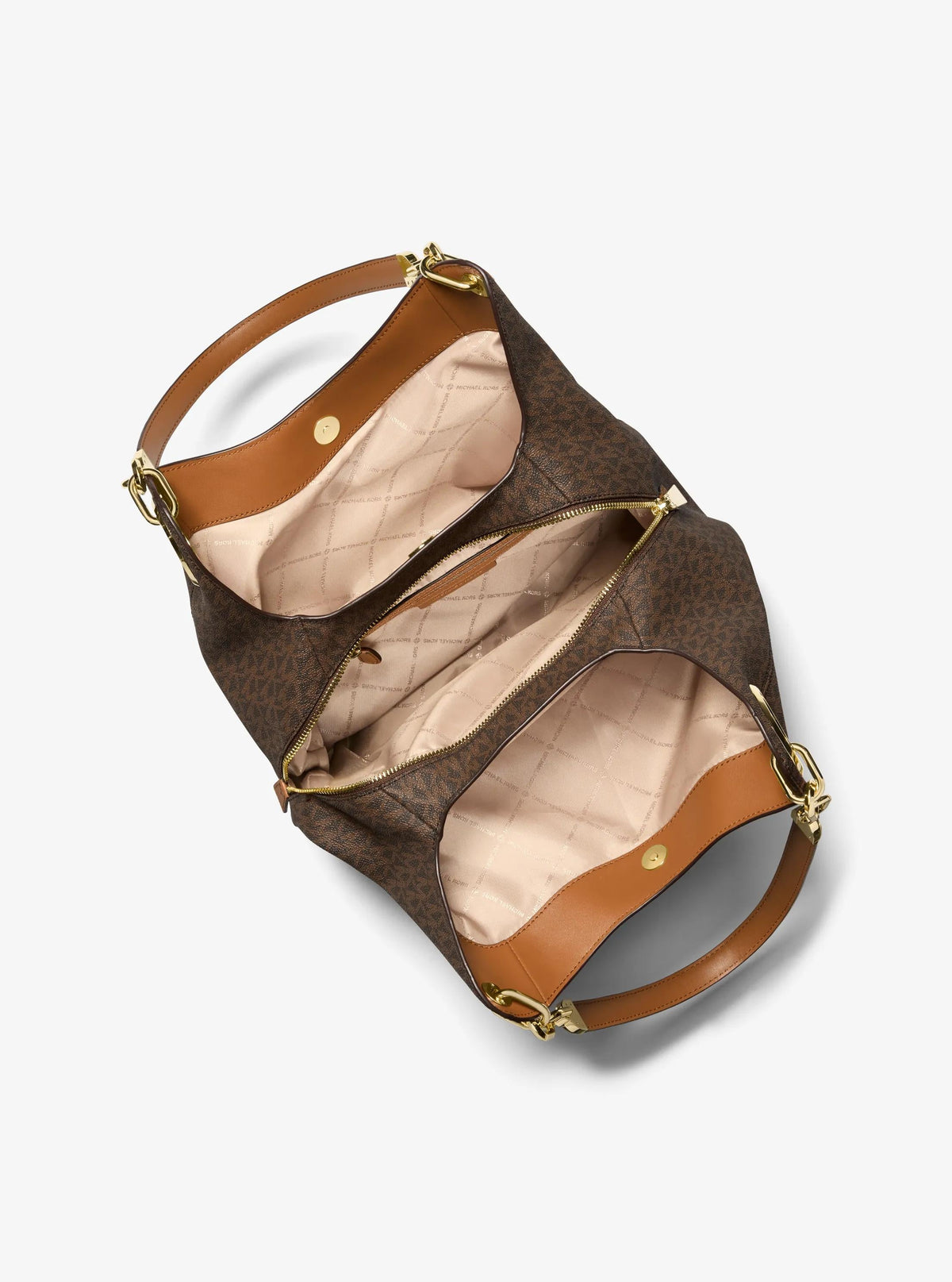 Lillie Large Signature Logo Shoulder Bag
