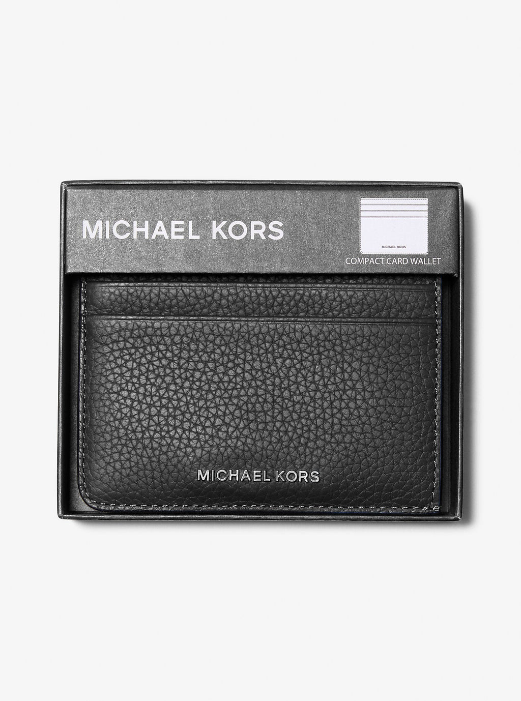 Hudson Pebbled Leather Card Case