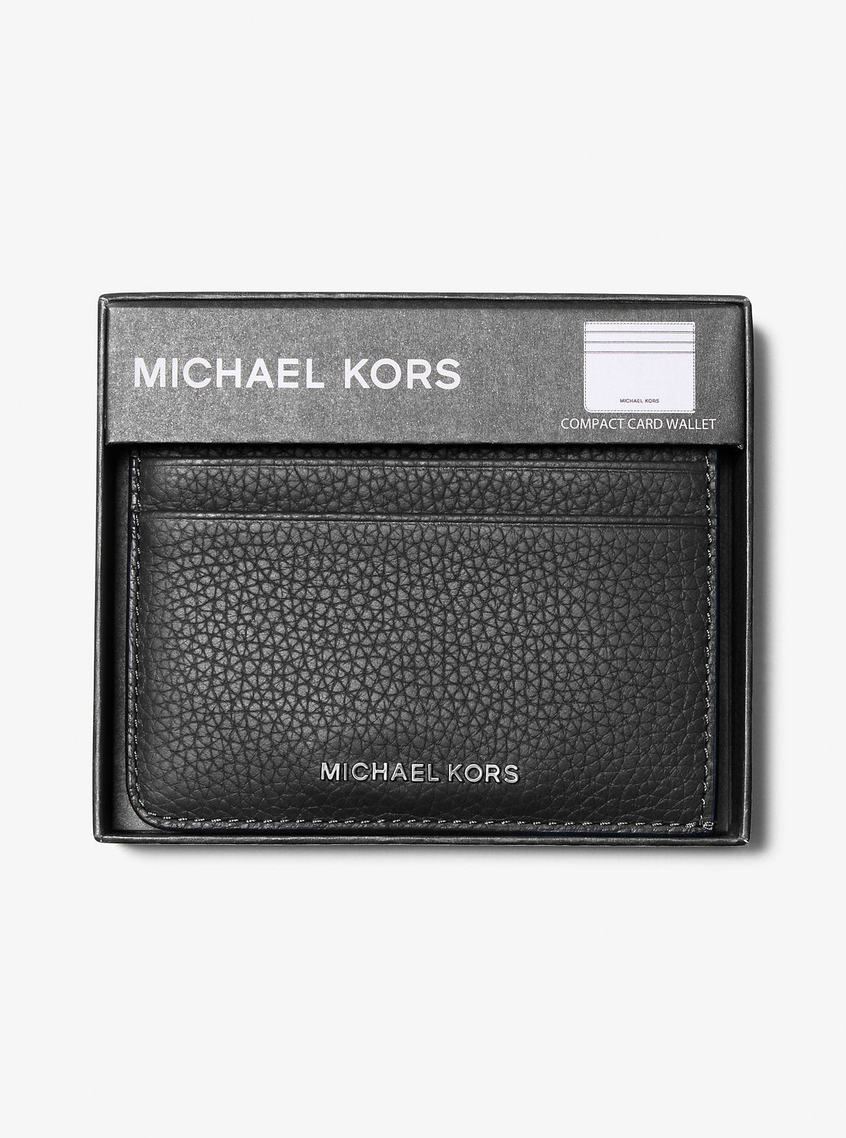 Hudson Pebbled Leather Card Case