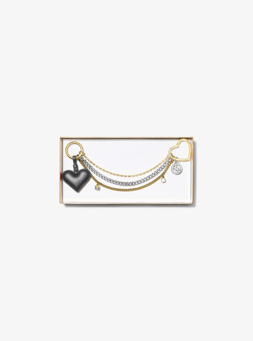 Heart Chain Bag Charm