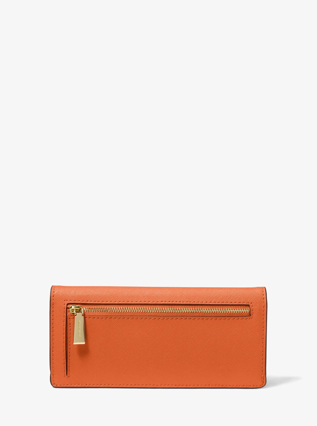 Jet Set Large Saffiano Leather Snap-Front Wallet