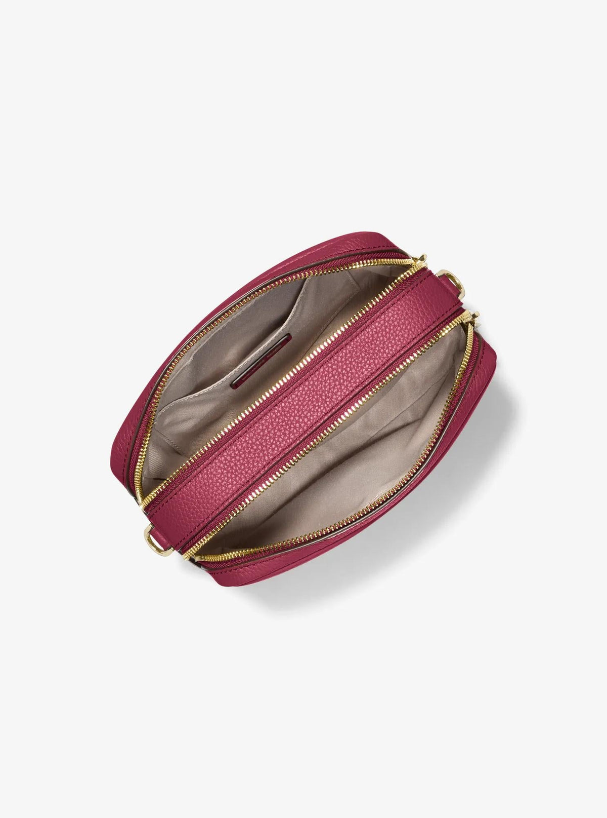 Bryant Medium Pebbled Leather Camera Crossbody Bag