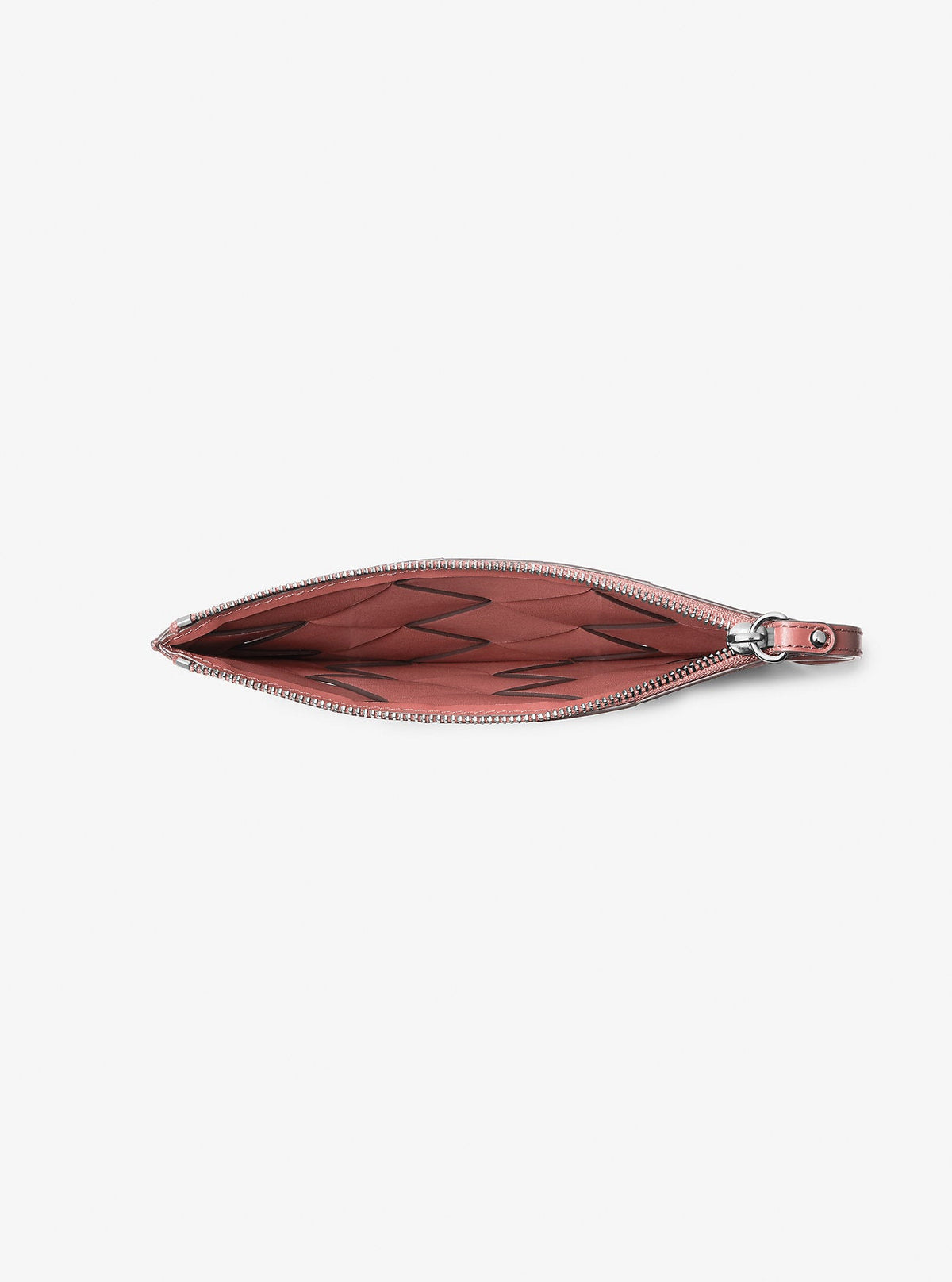 Jet Set Travel Extra-Large Woven Leather Wristlet