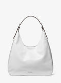 Nolita Large Snake Embossed Leather Hobo Shoulder Bag