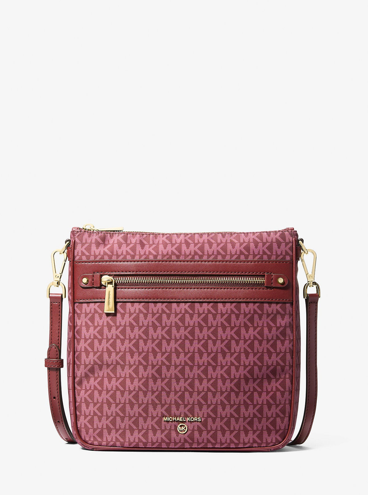 Jet Set Large Signature Logo Printed Crossbody Bag