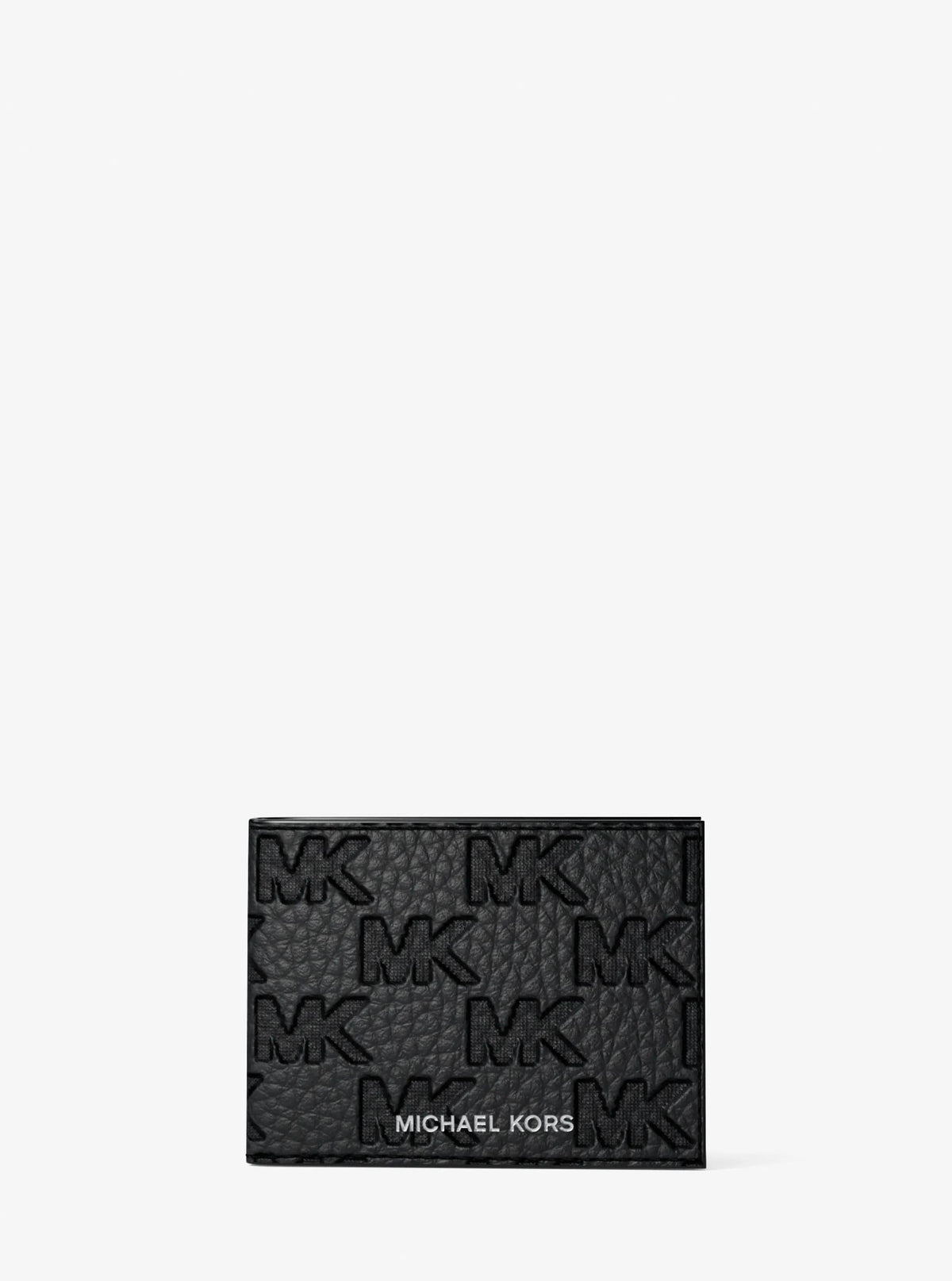 Hudson Logo Embossed Leather Billfold Wallet and Passcase
