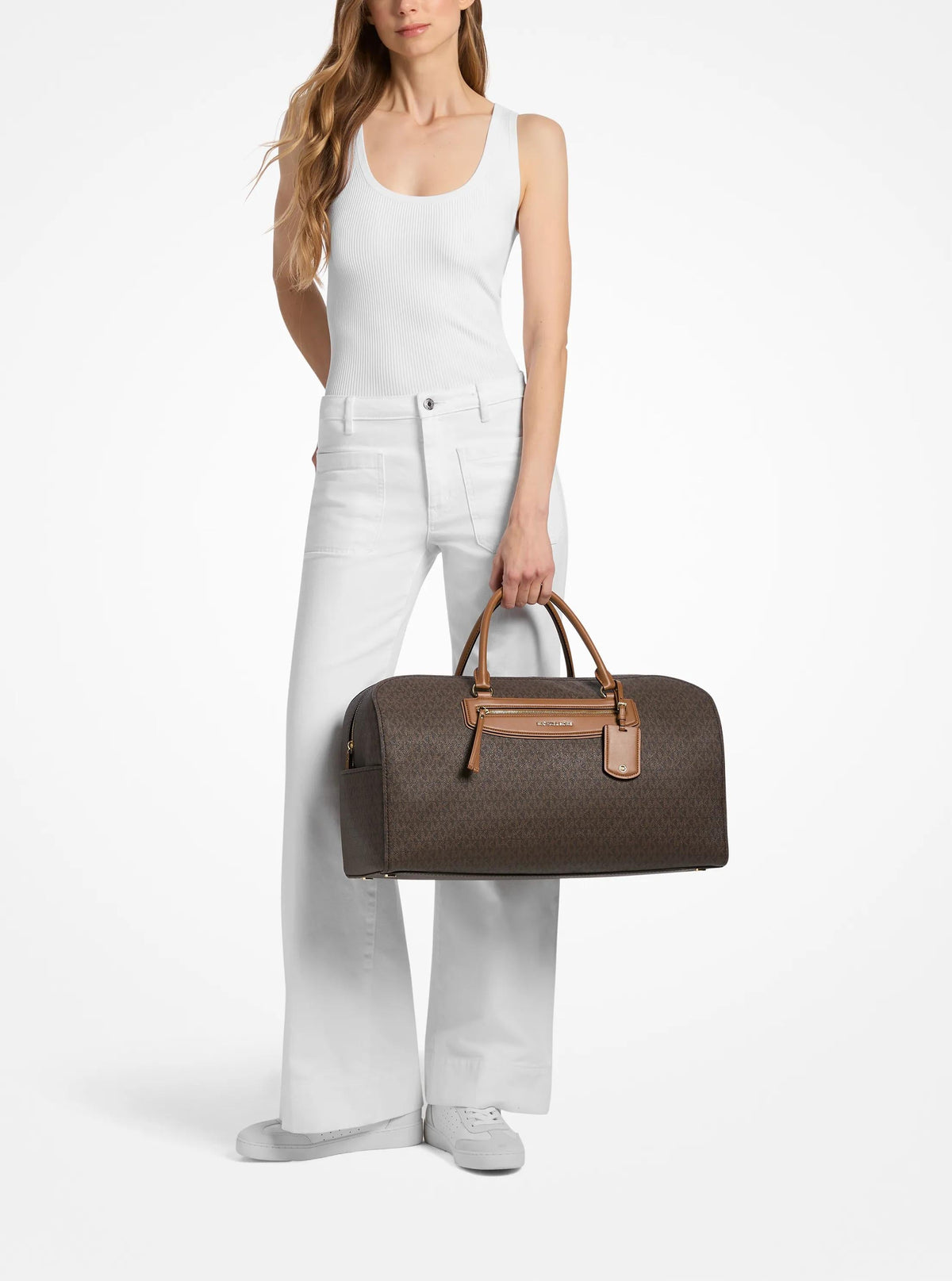 Jet Set Travel Extra-Large Signature Logo Weekender Bag