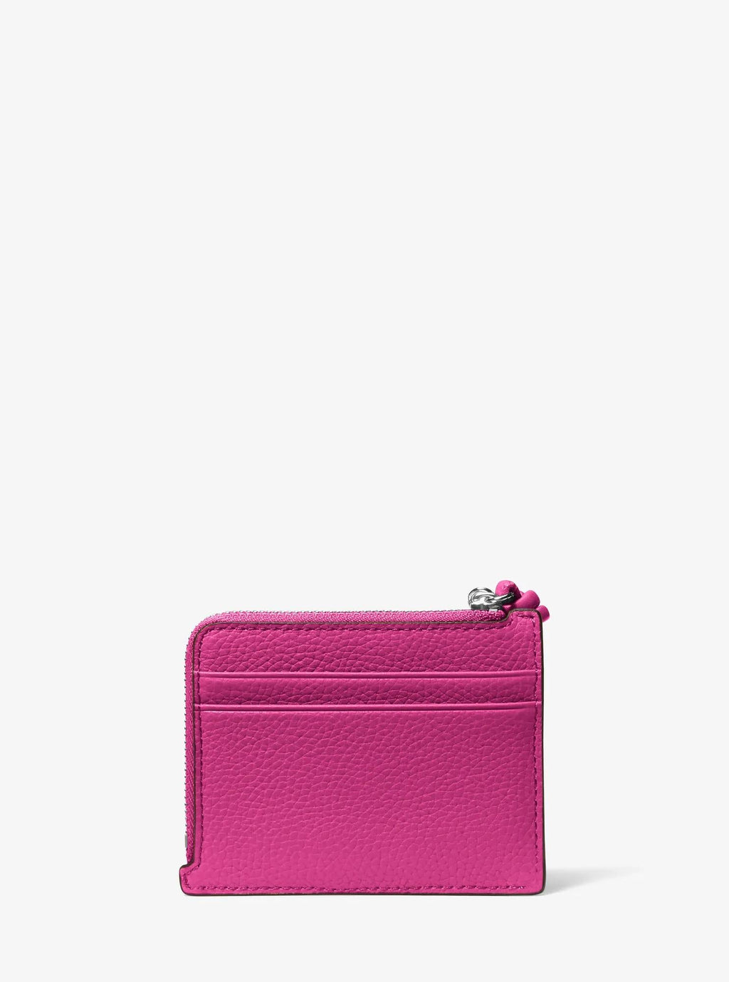 Jet Set Small Pebbled Leather Card Case Wristlet