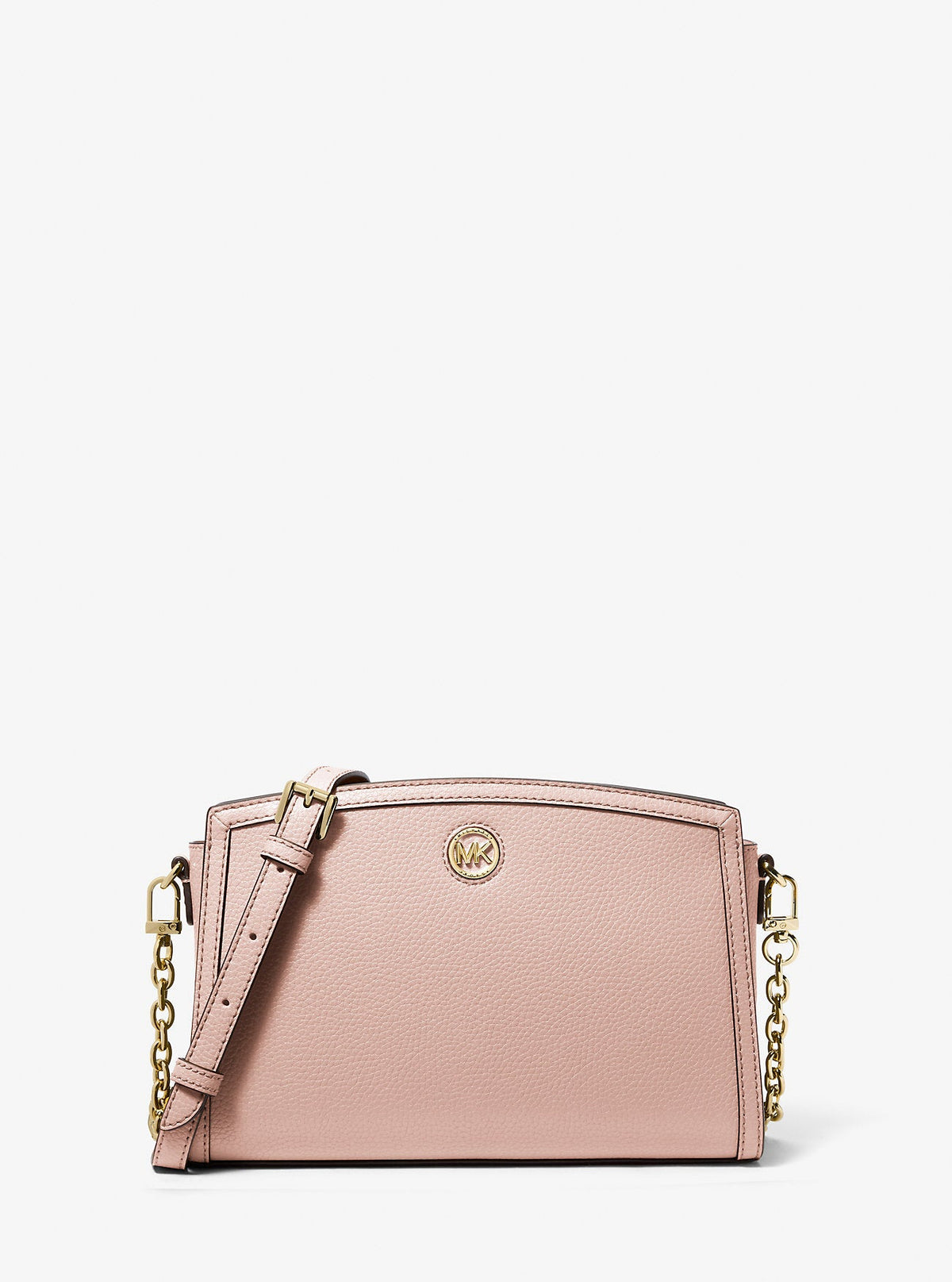 Chantal Large Pebbled Leather Crossbody Bag