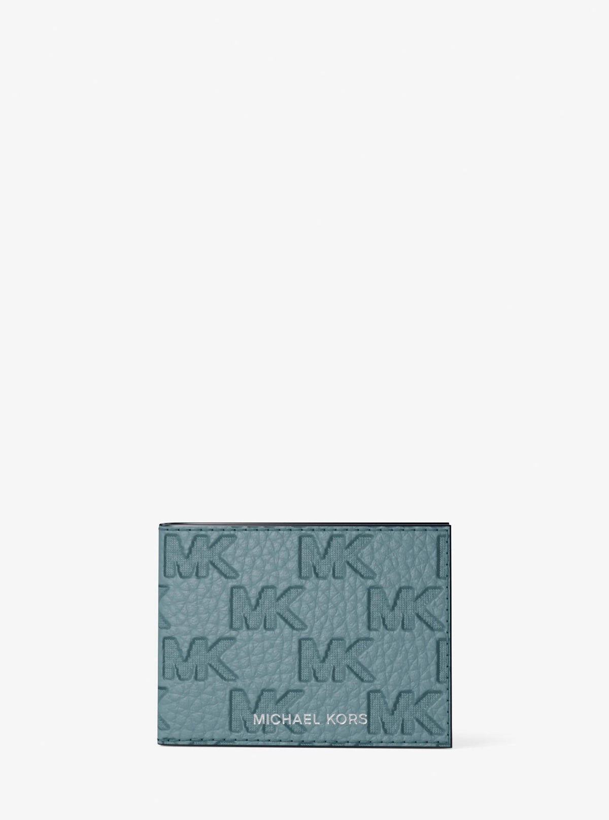 Hudson Logo Embossed Leather Billfold Wallet and Passcase