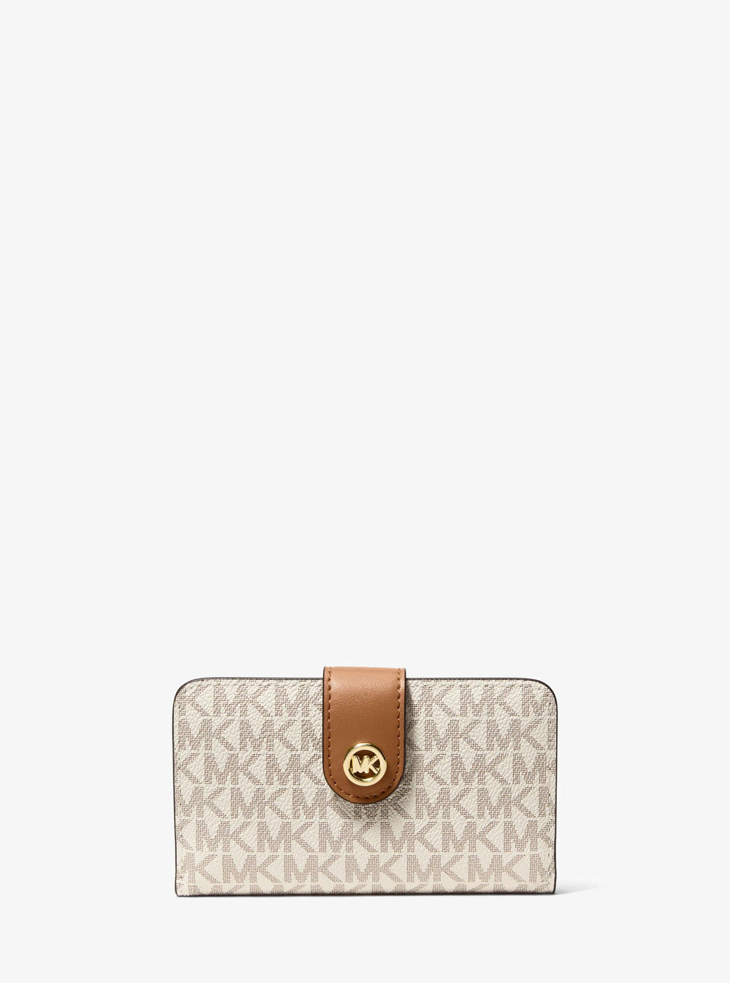 MK Pop Charm Medium Signature Logo Wallet