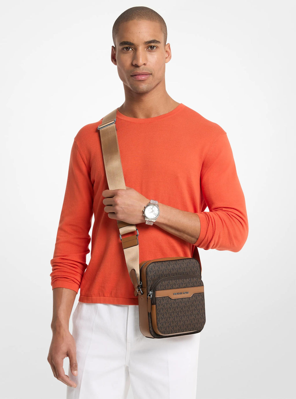 Hudson Mini Signature Logo Flight Bag