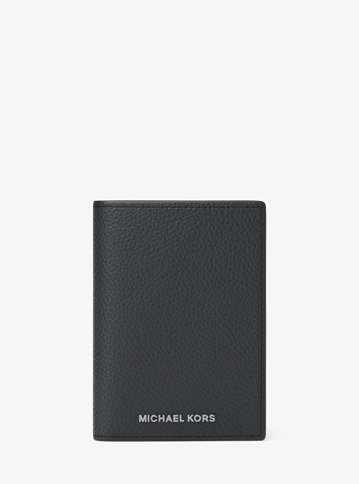 Hudson Pebbled Leather Folio Card Case