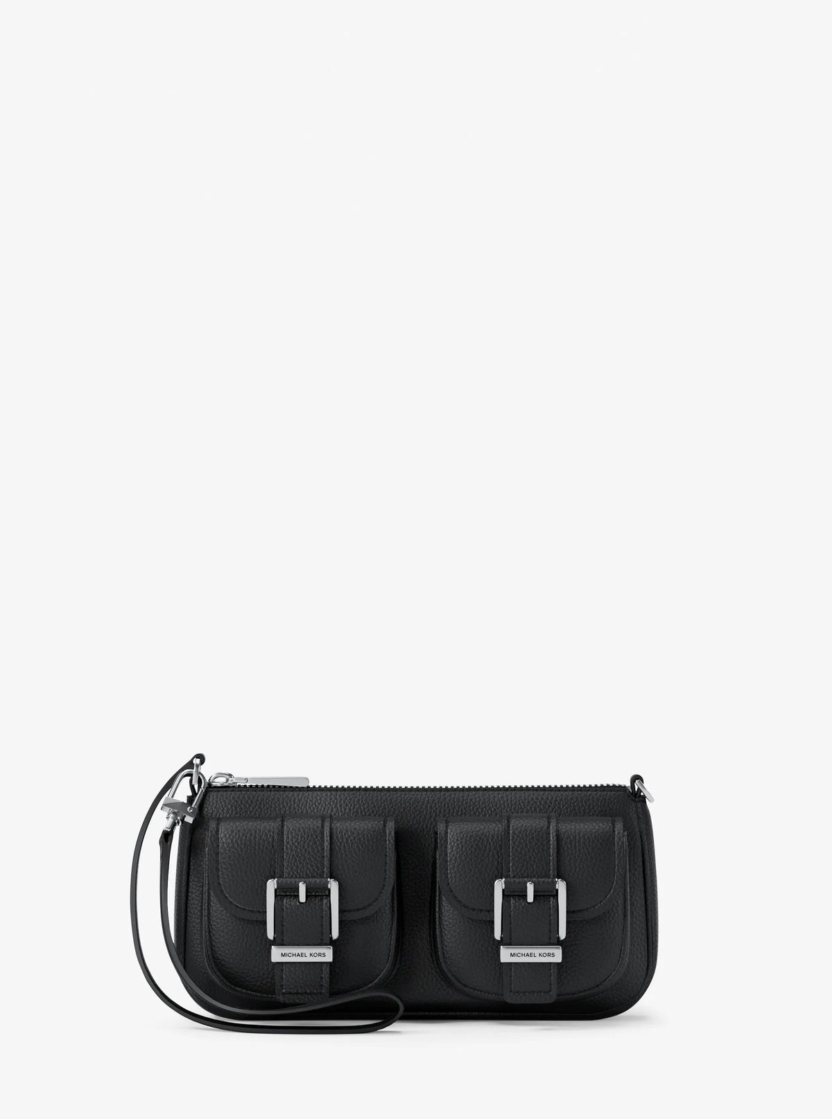 Zoe Small Pebbled Leather Pochette