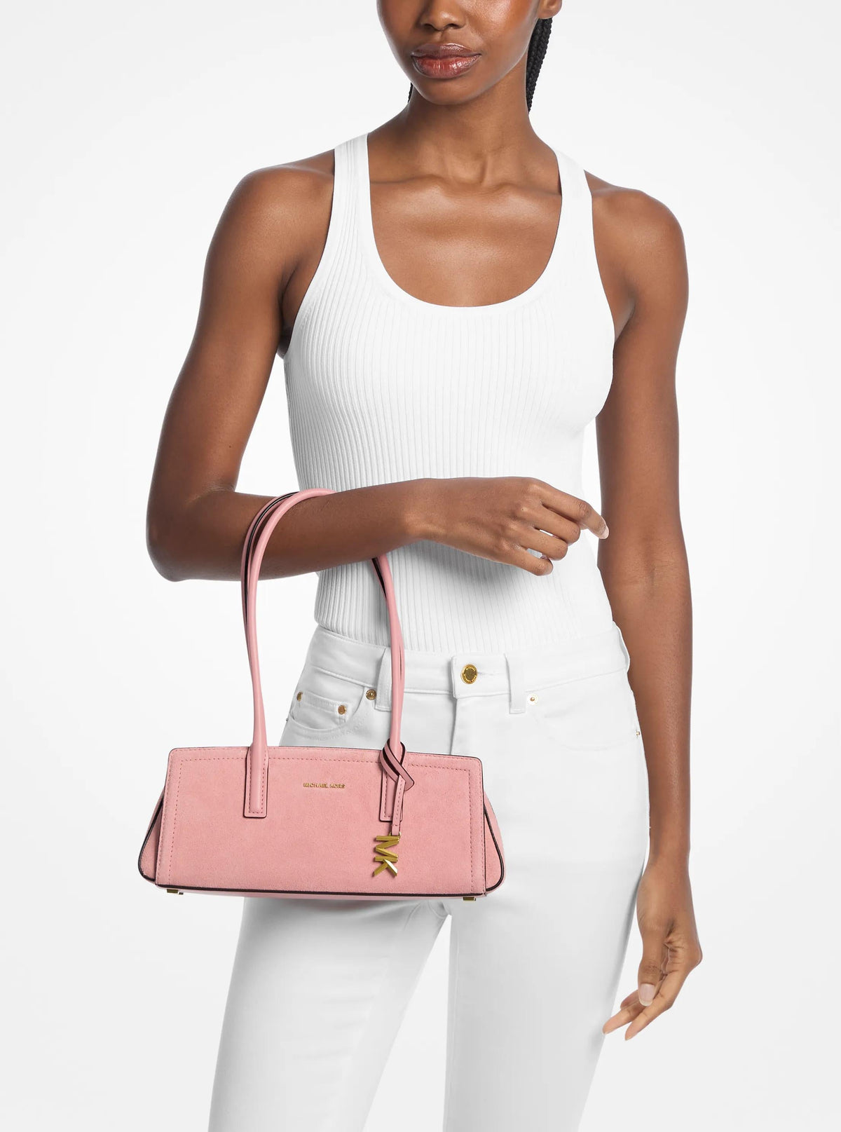Laila Small Suede Shoulder Bag