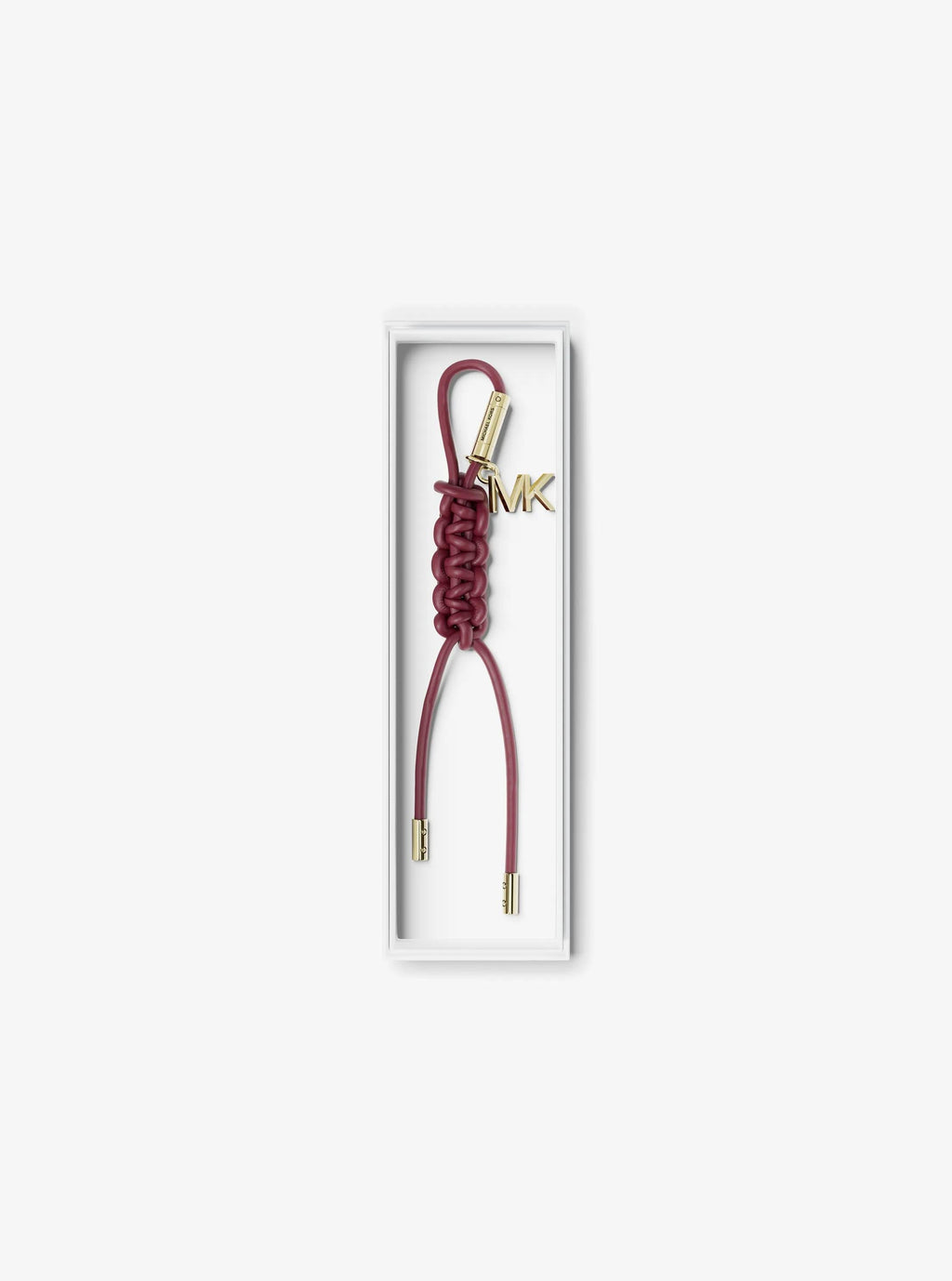 Gold-Tone and Braided Cord Bag Charm