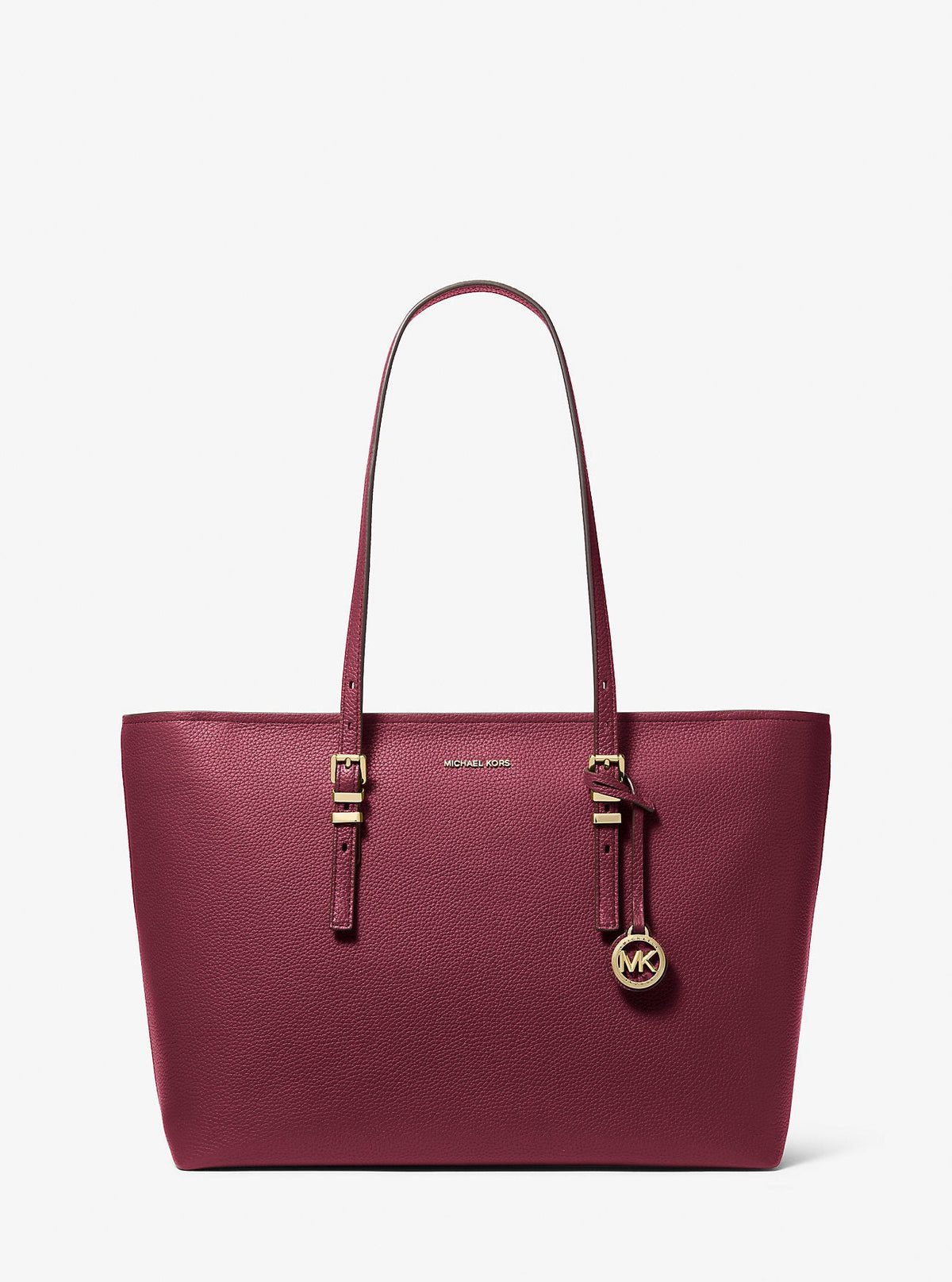 Quinn Large Pebbled Leather Tote Bag