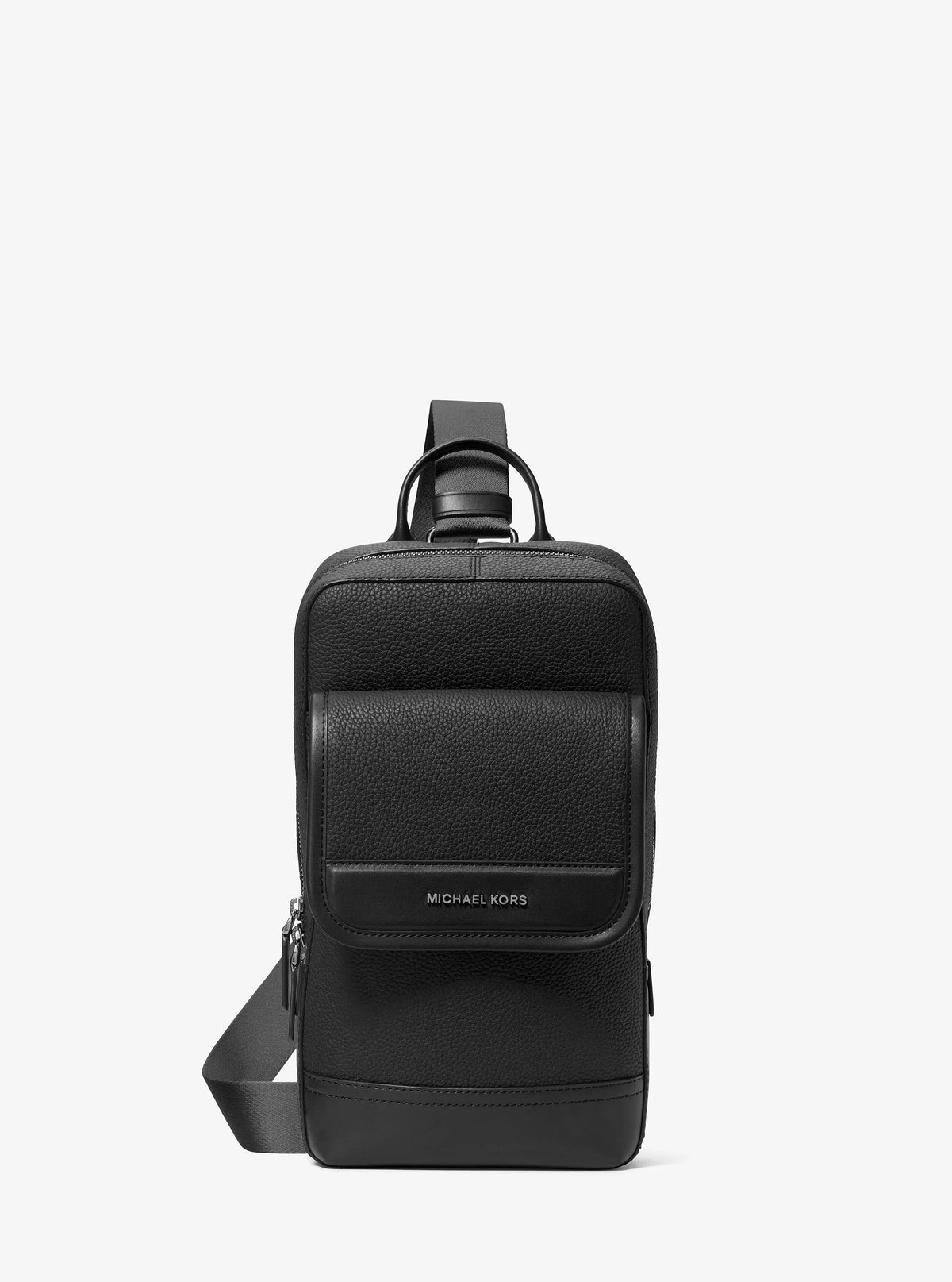 Jet Set Pebbled Leather Sling Pack