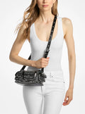 Dakota Small Studded Suede Shoulder Bag