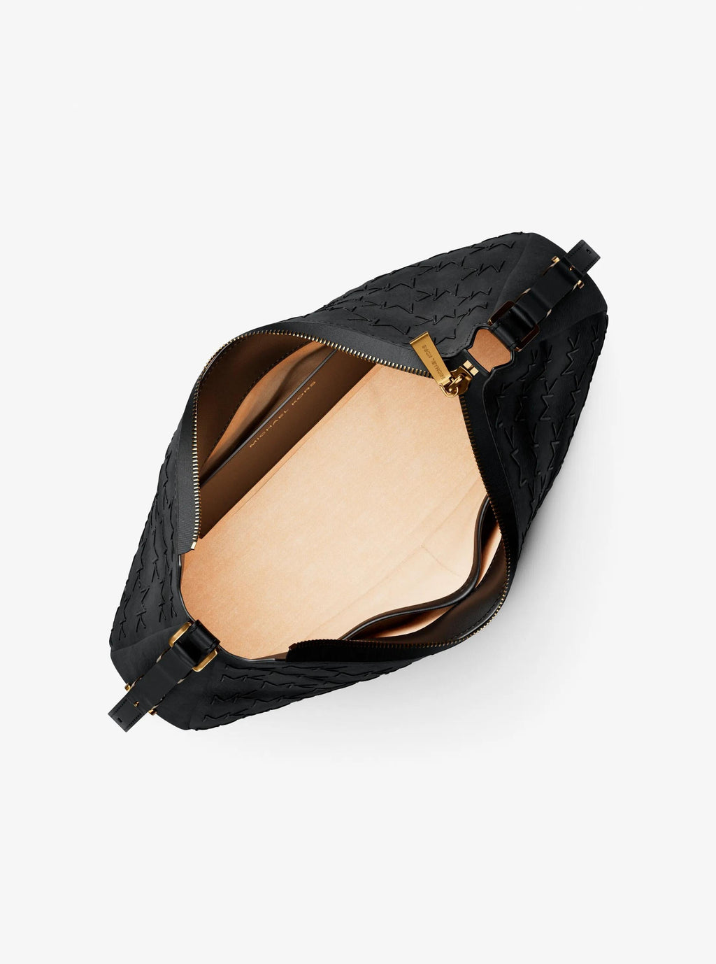 Nolita Medium Whipstitched Logo Leather Shoulder Bag