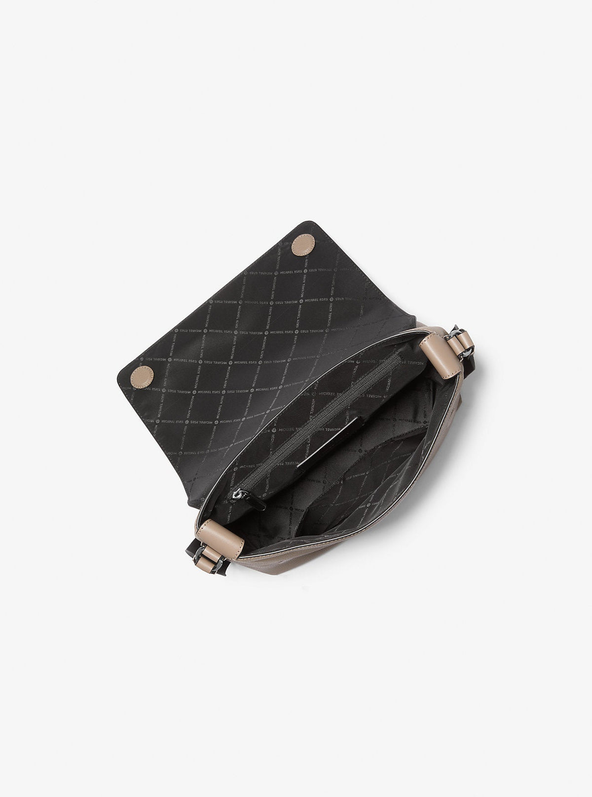 Hudson Small Pebbled Leather Messenger Bag