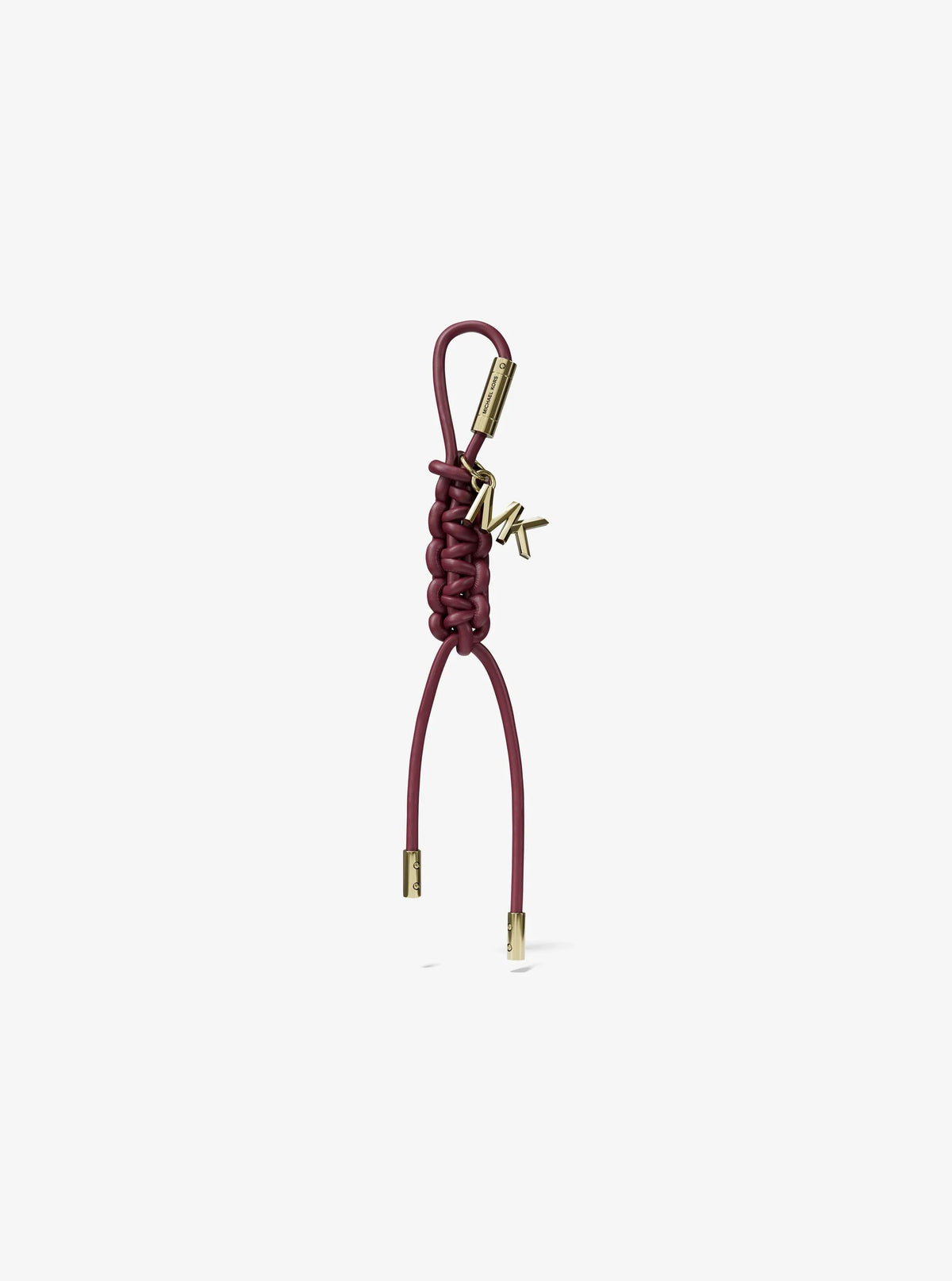 Gold-Tone and Braided Cord Bag Charm