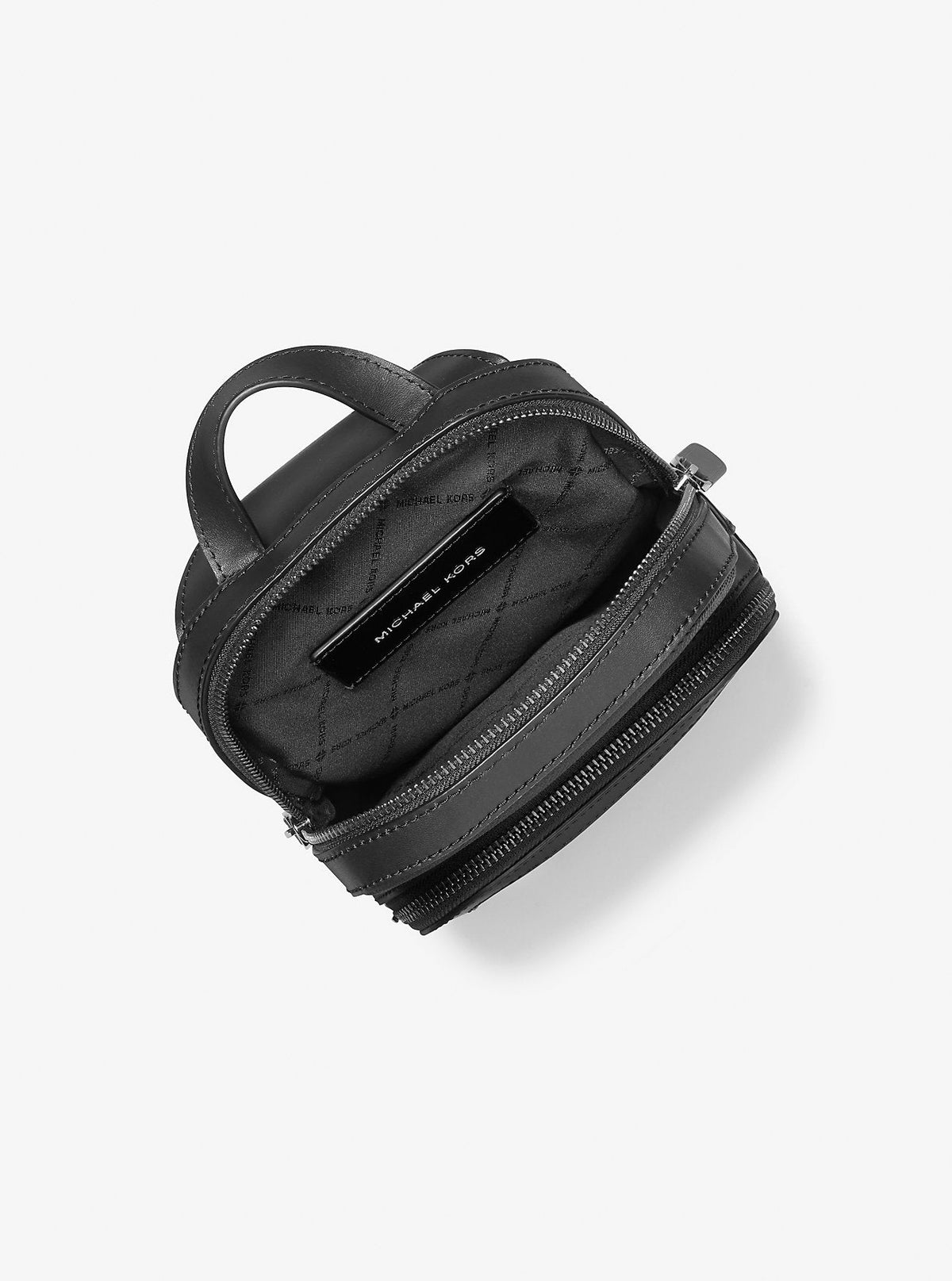 Edison Scratch-Resistant Crossgrain Leather Sling Pack