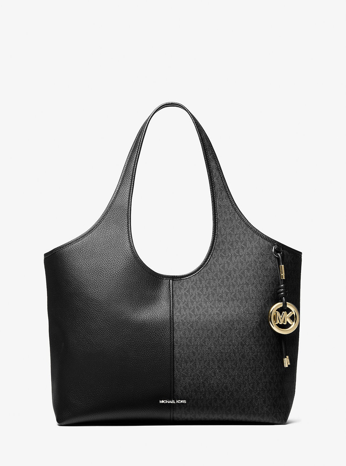 Henly Large Signature Logo and Textured Tote Bag