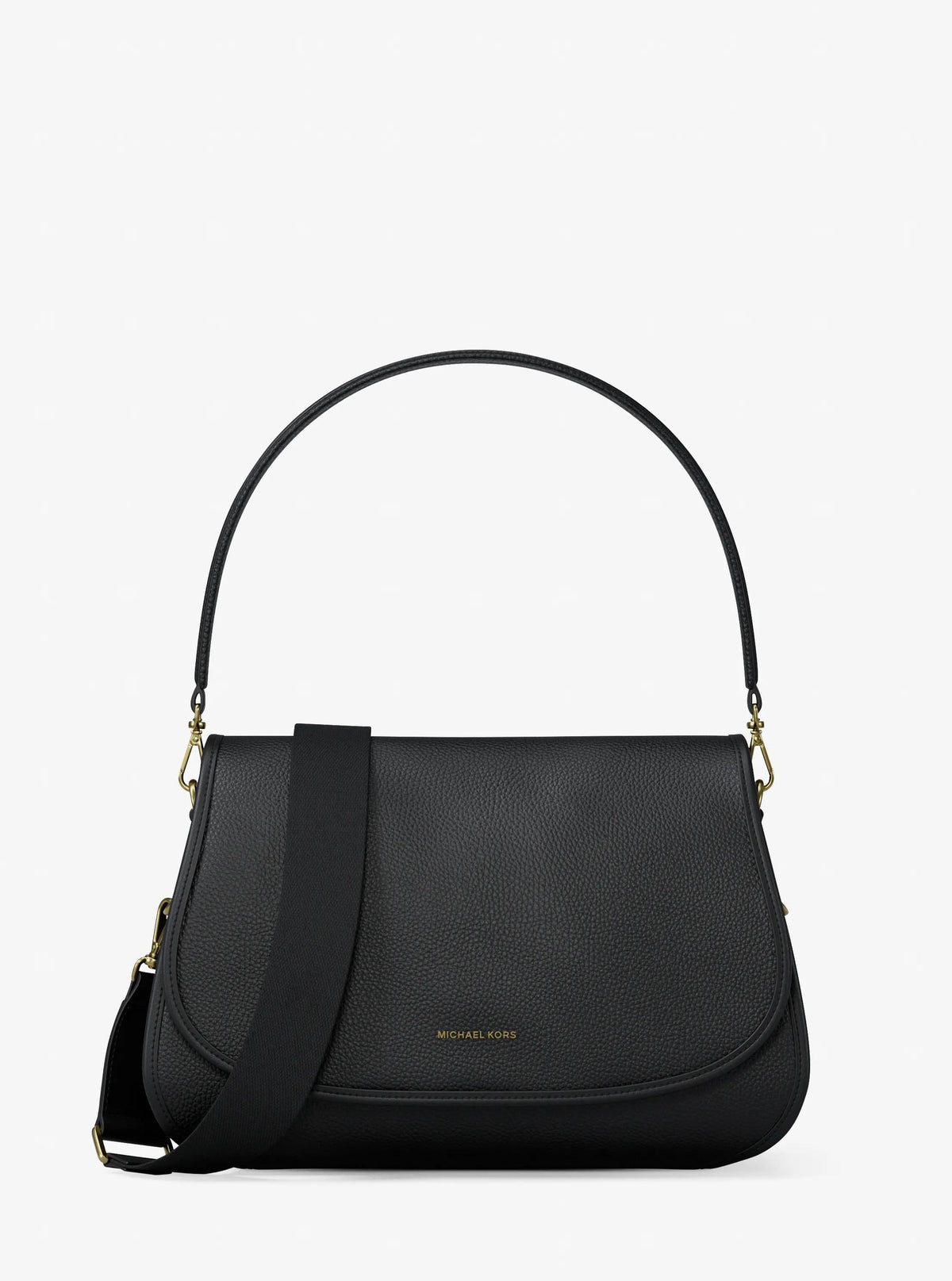 Holmes Medium Pebbled Leather Convertible Messenger Bag