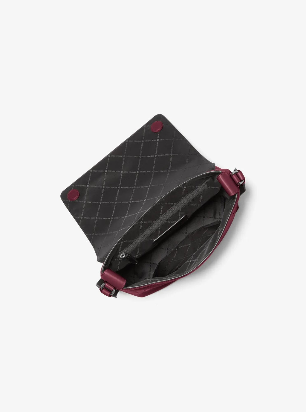 Hudson Small Pebbled Leather Messenger Bag