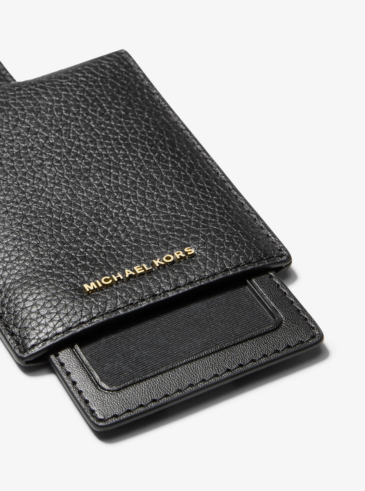 Jet Set Pebbled Leather Luggage Tag