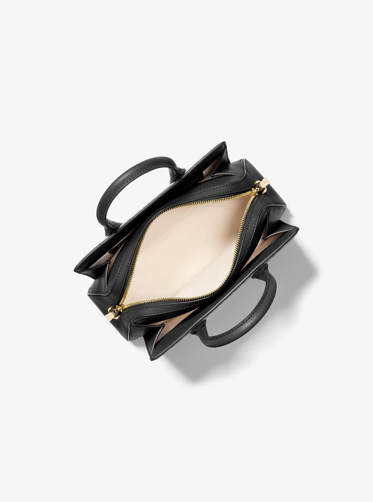 Laila Small Pebbled Leather Satchel