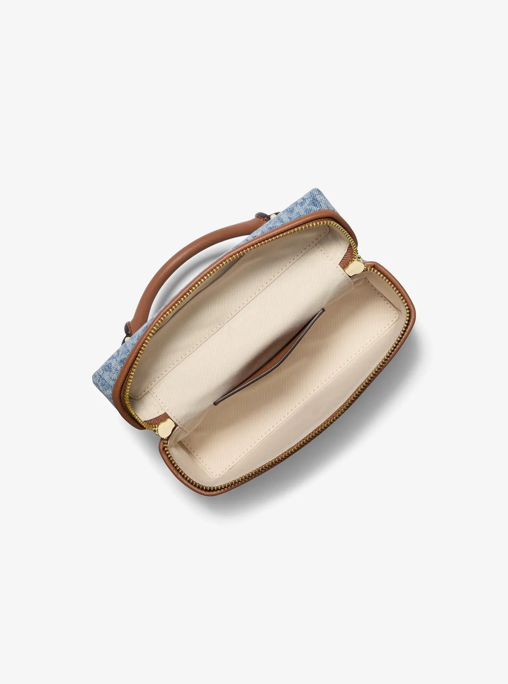 Jana Extra-Small Signature Logo Print Denim Convertible Crossbody Bag