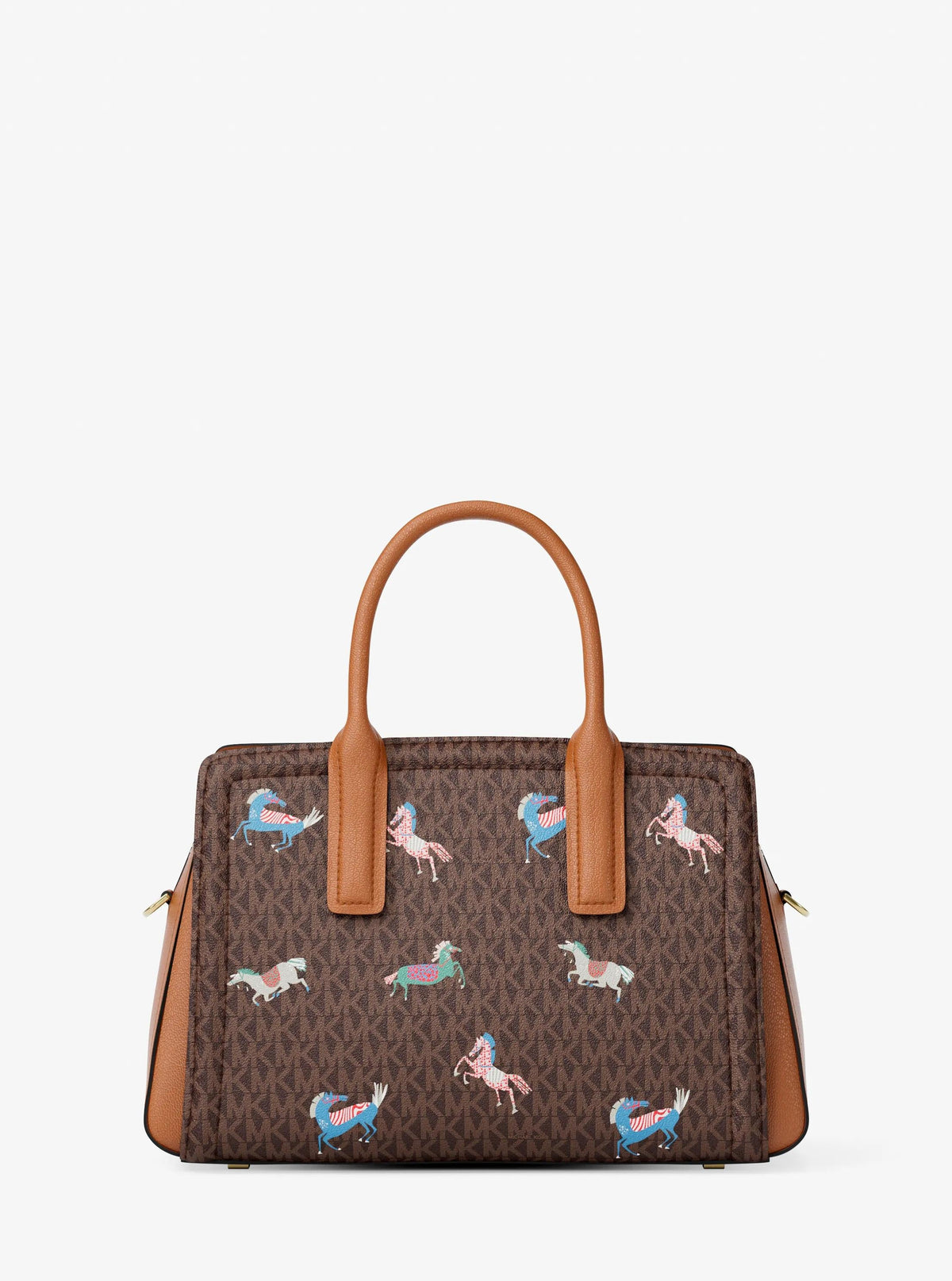 Laila Medium Signature Logo Satchel