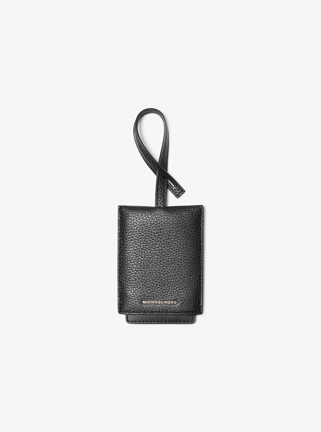 Jet Set Pebbled Leather Luggage Tag