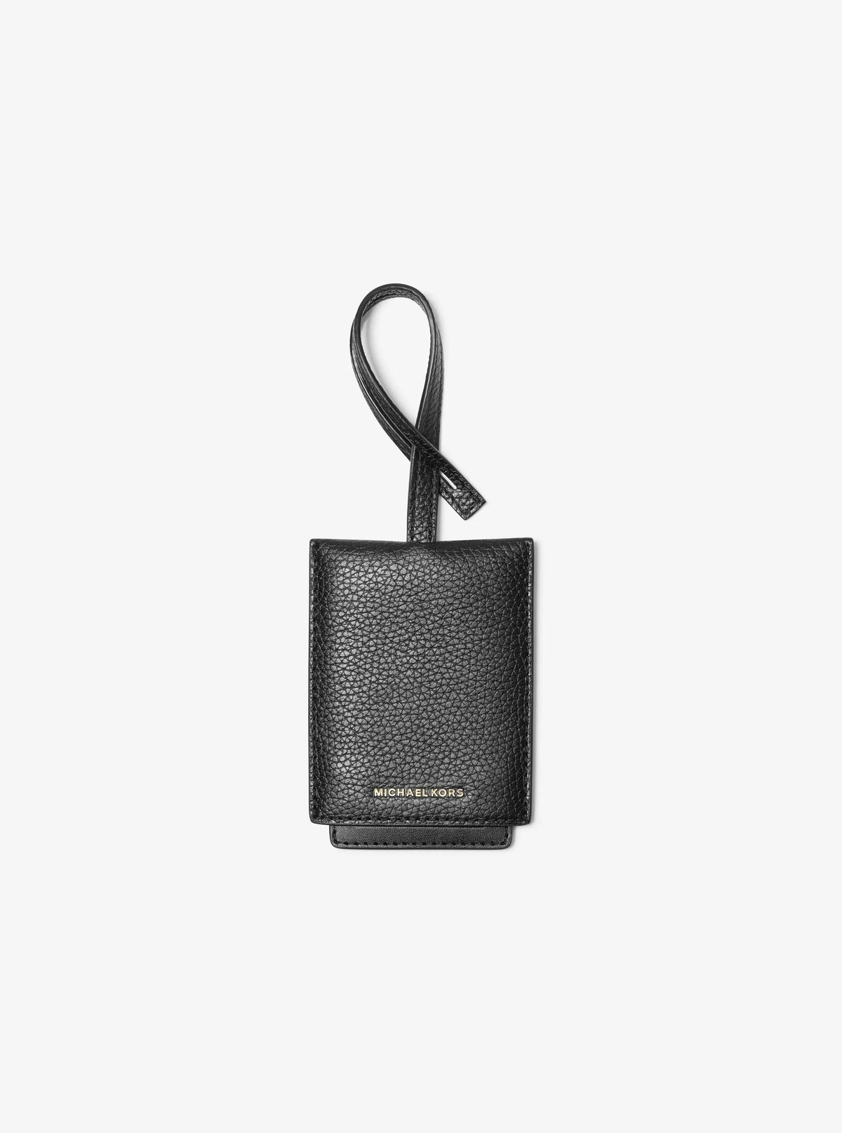 Jet Set Pebbled Leather Luggage Tag