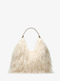 Nolita Large Faux Shearling Hobo Shoulder Bag