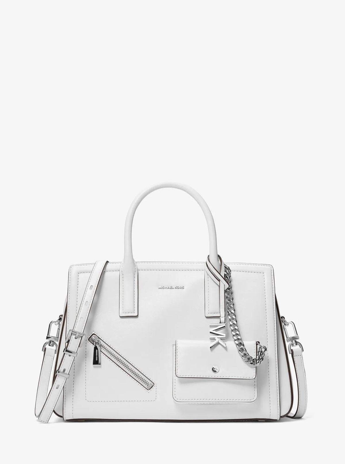 Laila Medium Leather Satchel with Card Case