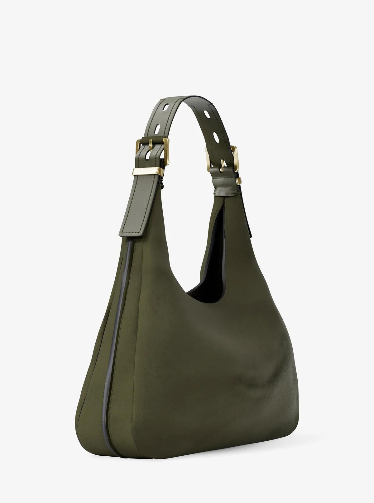 Nolita Large Nubuck Hobo Shoulder Bag