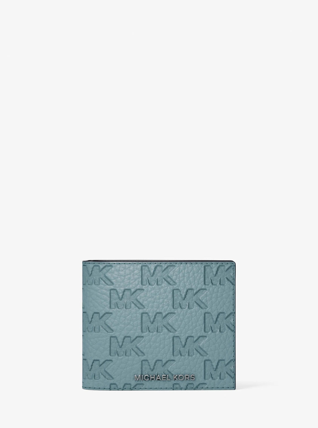 Hudson Logo Embossed Leather Billfold Wallet and Passcase
