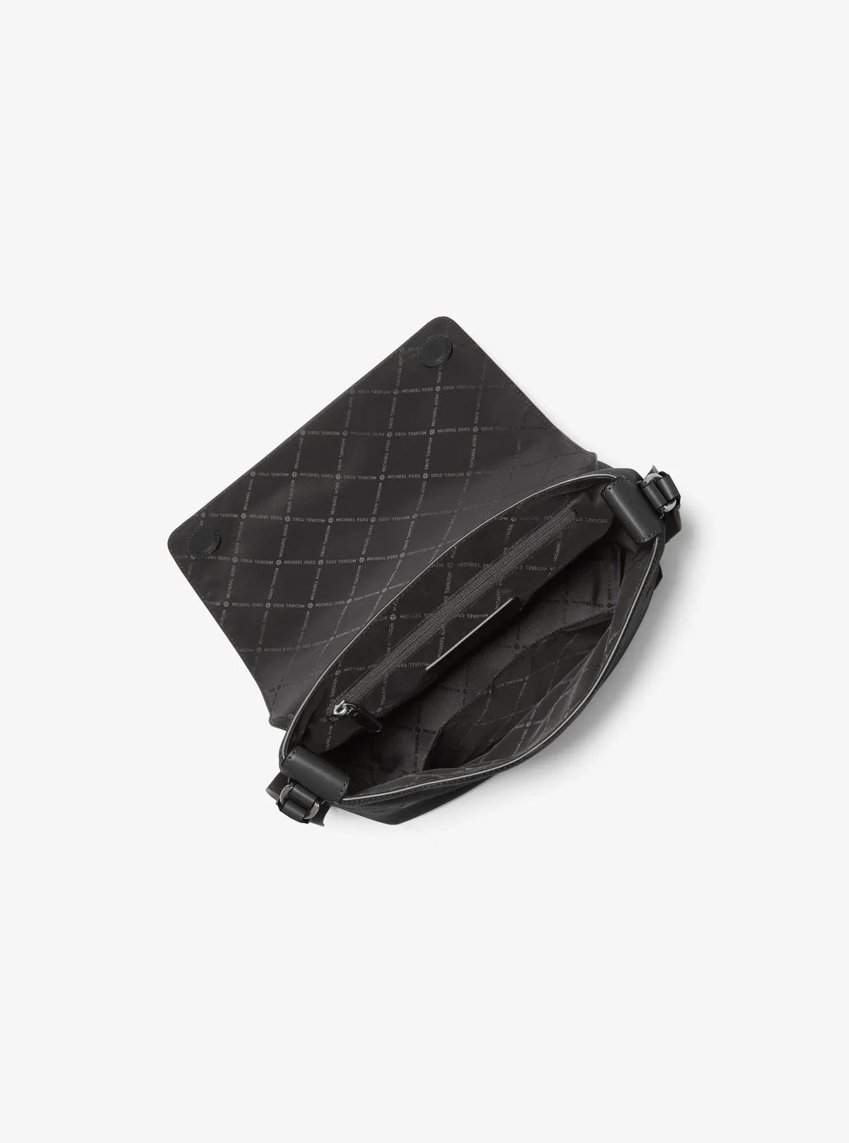 Hudson Small Pebbled Leather Messenger Bag