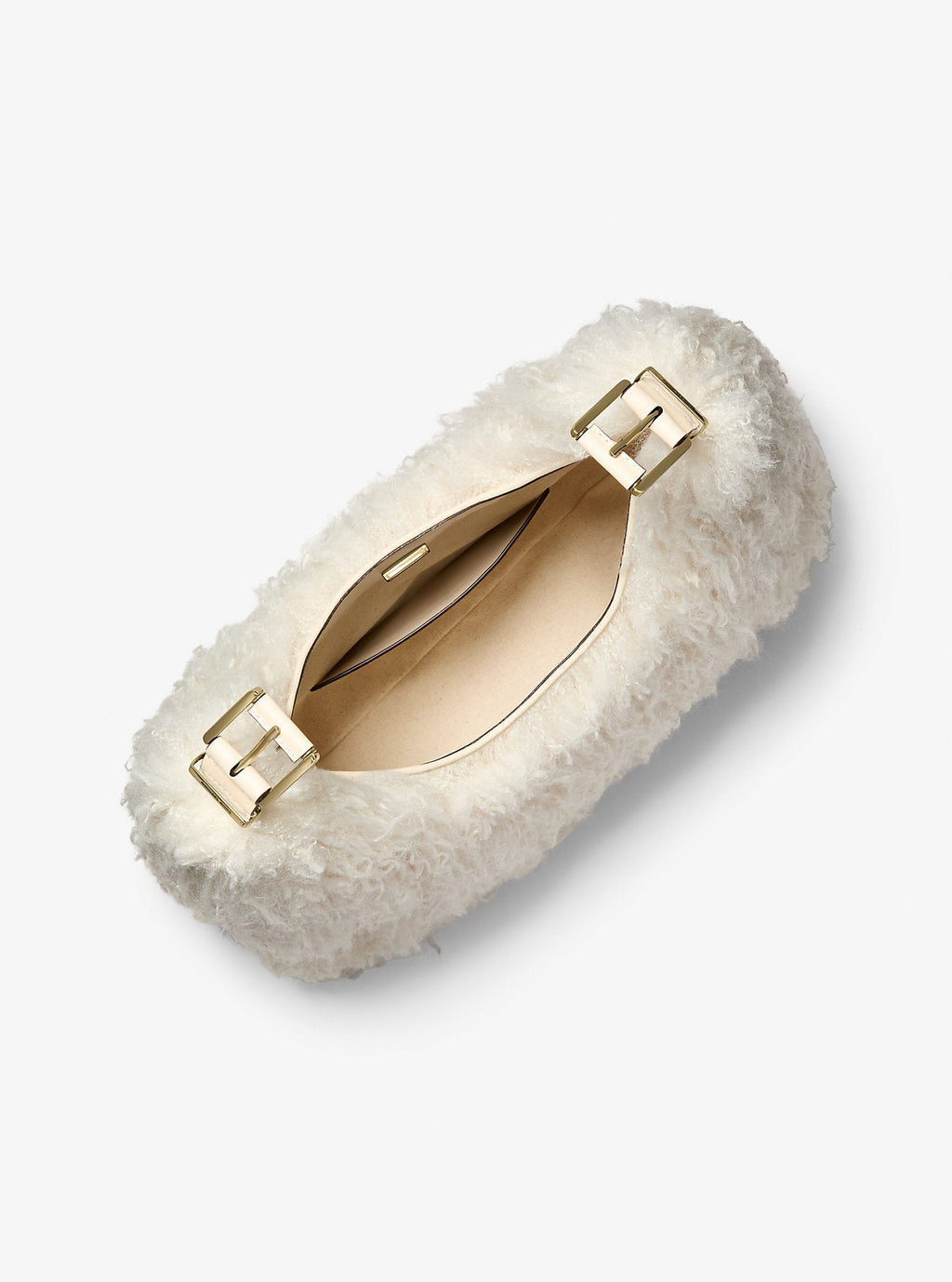 Nolita Large Faux Shearling Hobo Shoulder Bag