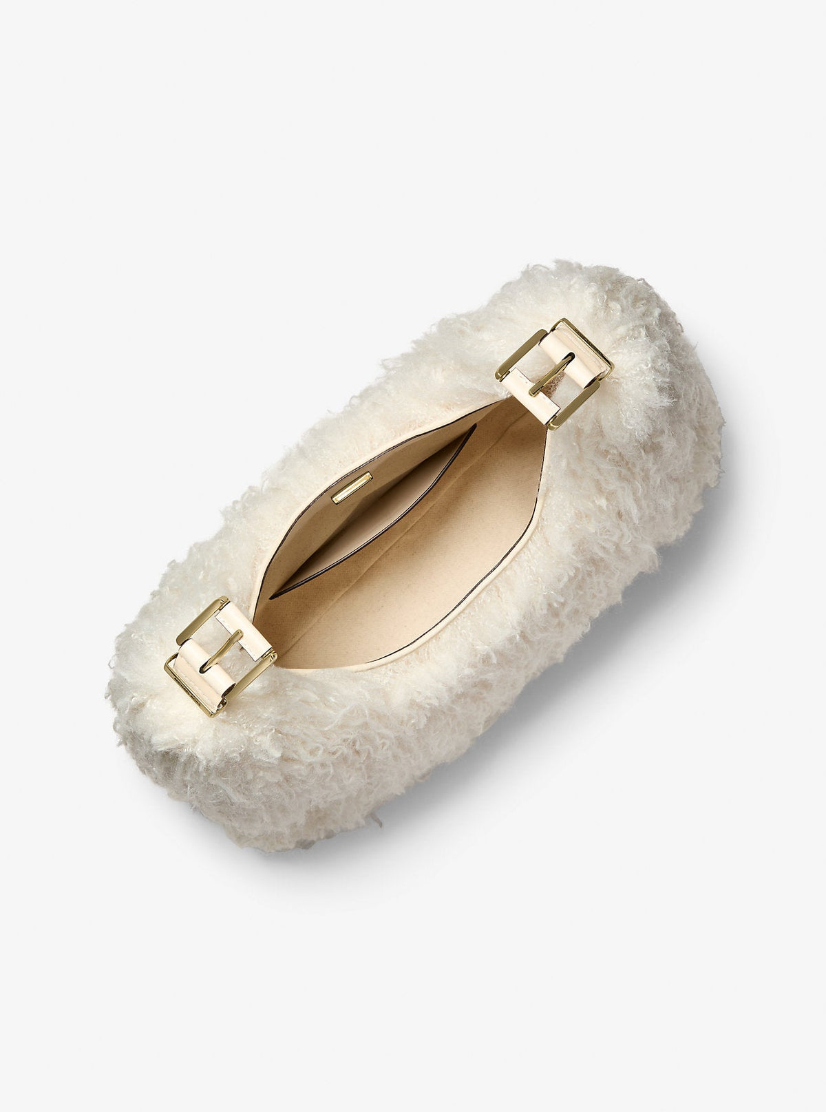 Nolita Large Faux Shearling Hobo Shoulder Bag