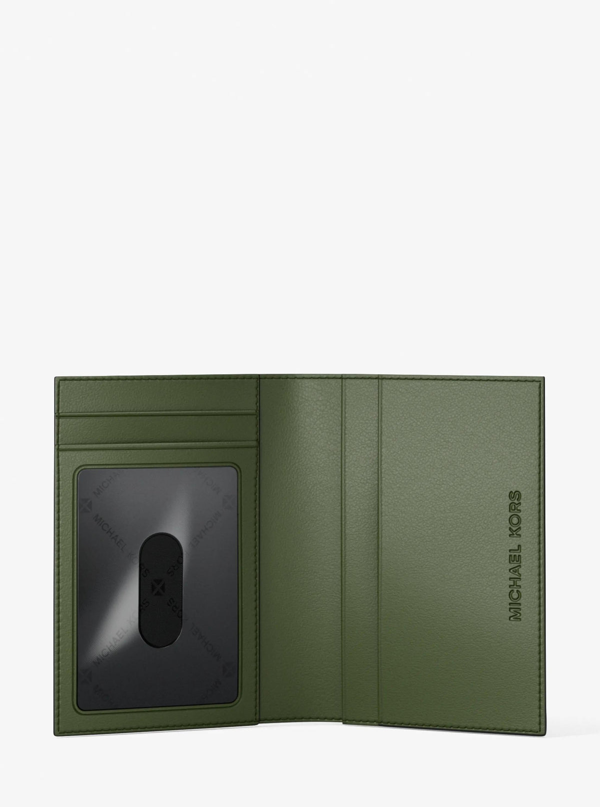 Hudson Pebbled Leather Folio Card Case