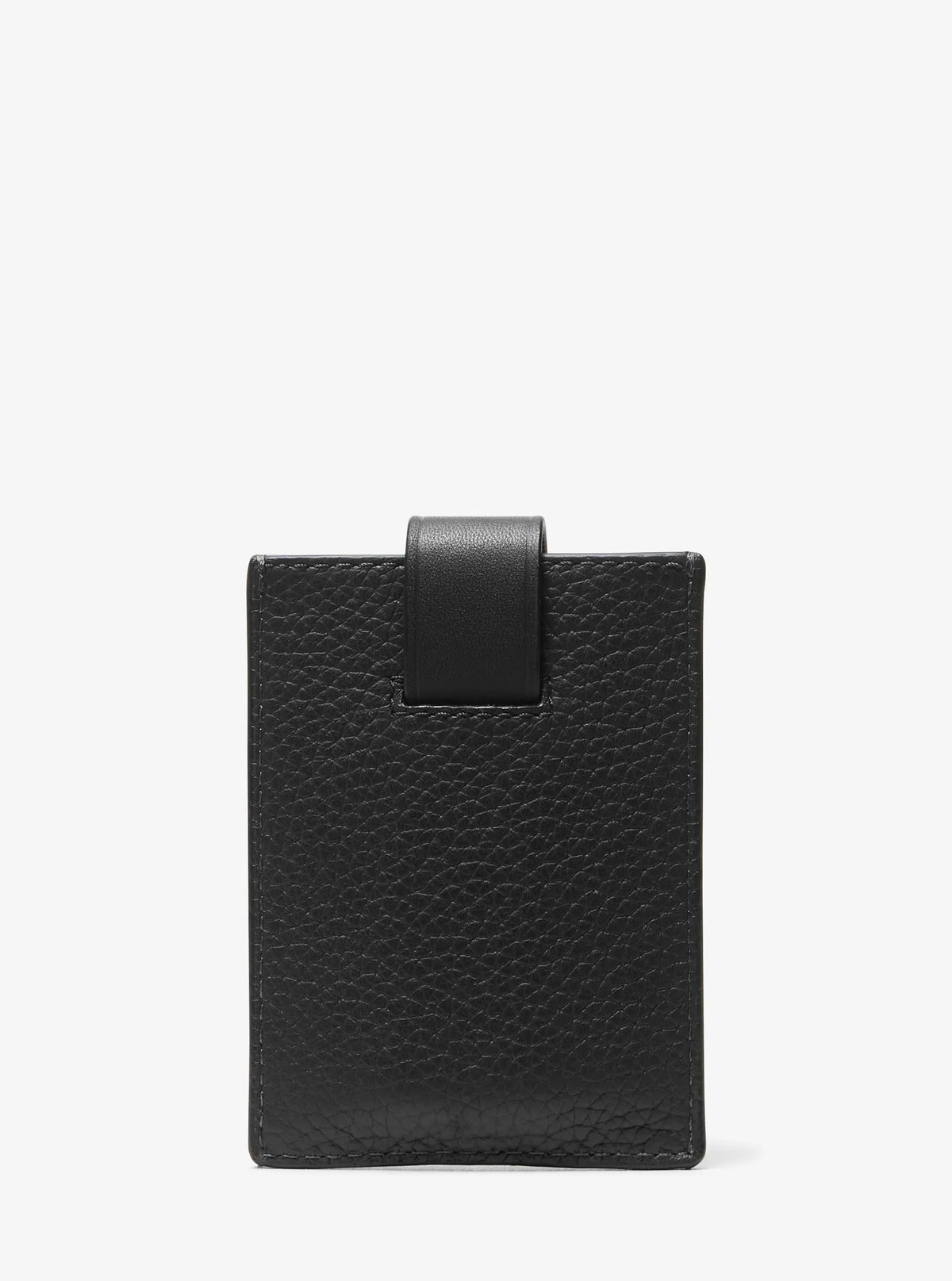 Hudson Pebbled Leather Snap Card Case