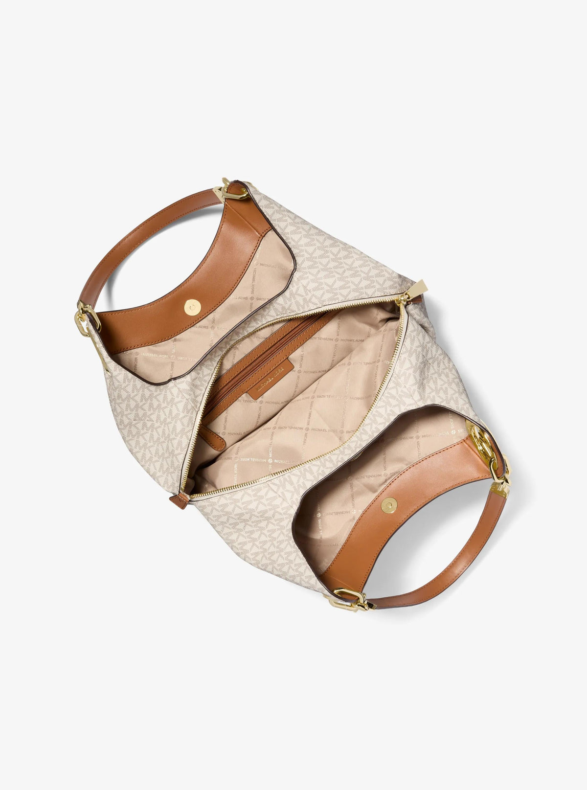 Lillie Large Signature Logo Shoulder Bag