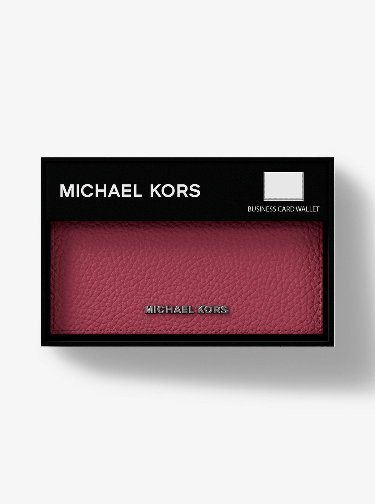 Hudson Pebbled Leather Card Case